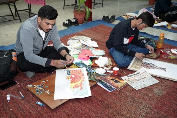 Collage Making Competition on 27-11-2025 in the 14th Youth Festival
